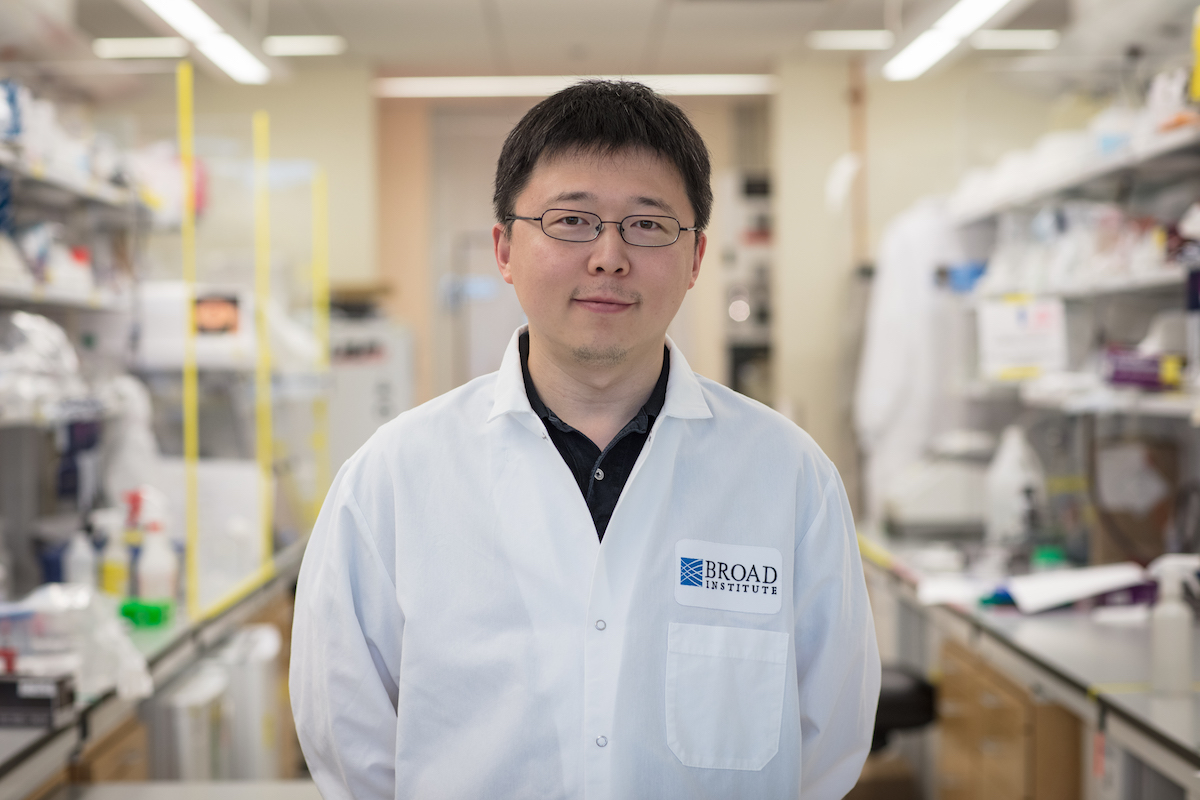 Creative Promise Prizewinner Feng Zhang in his lab